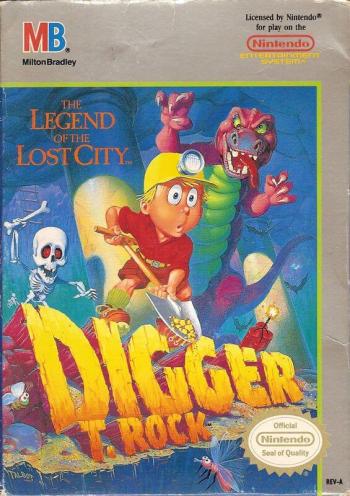 Cover Digger T. Rock - The Legend of the Lost City for NES